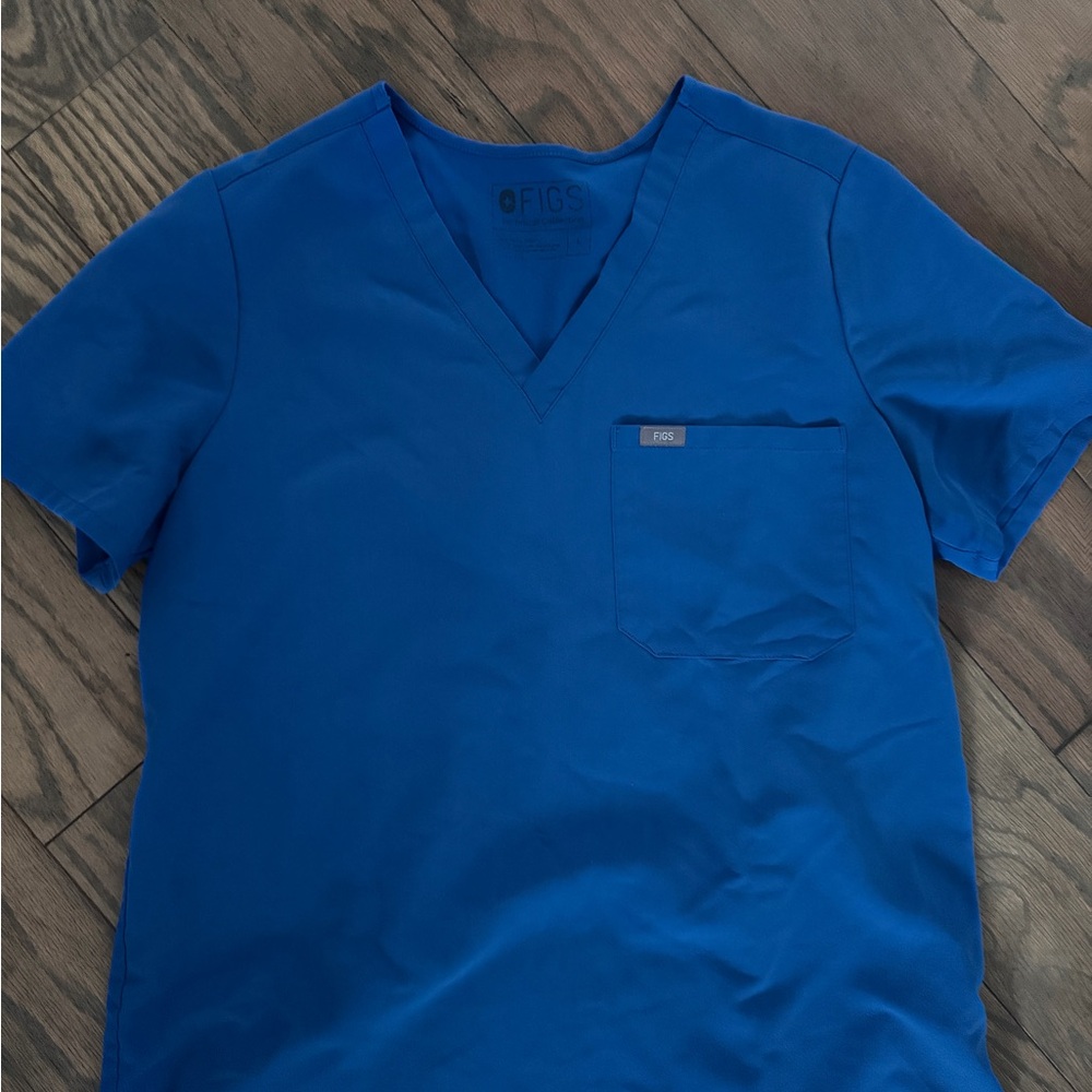 Figs Woman’s L Royal Blue Shirt